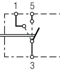 Interruptor basculante, II-I-0, 5-pin 11 Interruptor basculante, II-I-0, 5-pin