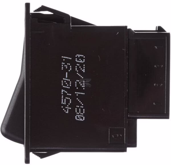 Interruptor basculante, (II)-+I-0, 6-pin