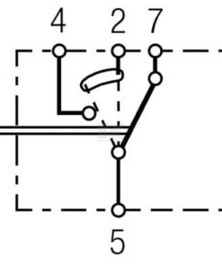 Interruptor basculante, (II+)-I-0, 4-pin, sin función confort