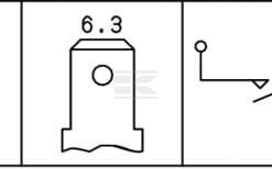 Manocontacto presión aceite, 12 V, M10 x 1, 1-pin, contacto NA