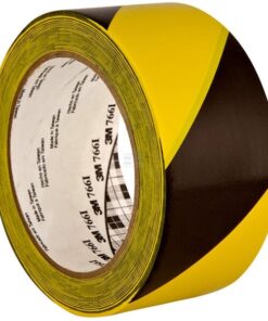 Cinta de advertencia de peligro 766, amarillo/negro, 50mm x 33 m, 3M™.