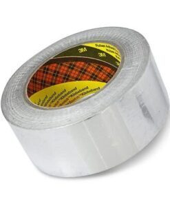 Cinta de aluminio 1436 F, plateada 50 mm x 50 mm 4 Cinta de aluminio 1436 F, plateada 50 mm x 50 mm