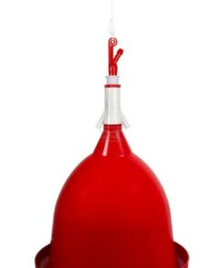 Campana bebedero de suspensión con válvula para manguera 12 x 17 mm