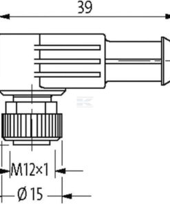 Cable de sensor M12,V4A, 10 m