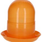 Comedero de plástico 2 kg naranja