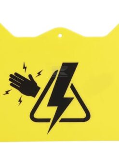 Señal de advertencia 1 de cerca eléctrica