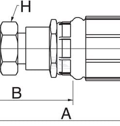Racor pres. DN6-7/16 SAE 45