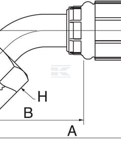 Racor pres. 45° DN10-M22x1,5 8 Racor pres. 45° DN10-M22x1,5