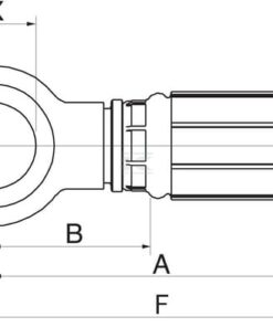 Racor pres. DN10-1/2BSP + anilla