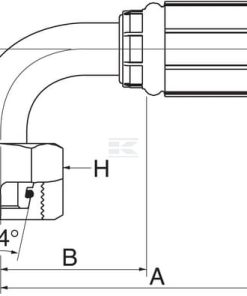 Racor pres. DN20-M26x1,5 90°