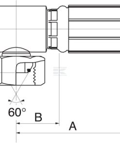 Racor pres. 90° DN6-3/8"BSP 9 Racor pres. 90° DN16-5/8 BSP