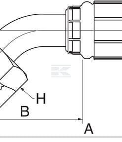 Racor pres. DN6-M18x1,5 45° 4 Racor pres. DN6-M18x1,5 45°