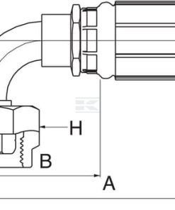 Racor pres. 90° DN16-M30x1,5