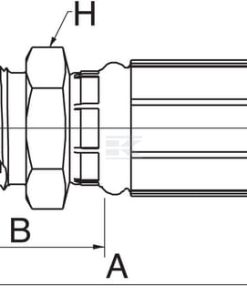 Racor pres. DN13-M24x1,5 7 Racor pres. DN16-M30x1,5