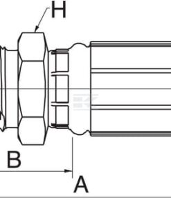 Racor pres. DN13-M24x1,5 5 Racor pres. DN13-M24x1,5
