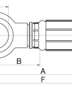 Racor pres. DN20-M26 + anilla