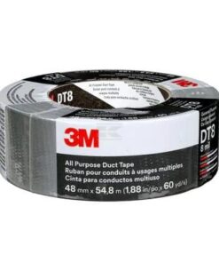 Cinta americana multiuso, DT8, plateado 48 mm x 54,8 m