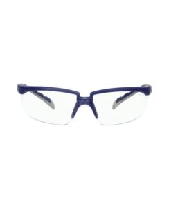 Gafas de seguridad Solus 2000, montura azul/gris, antirrayaduras+ (K), Lente transparente