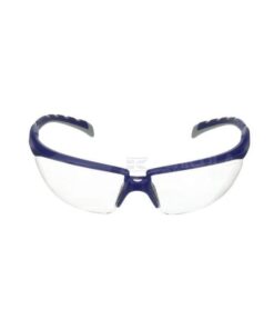 Gafas de seguridad Solus 2000, patillas azul/gris, anti-empañamiento/anti-rayadura, lentes transparentes