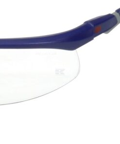 Gafas de seguridad Solus 2000, patillas azul/gris, anti-empañamiento/anti-rayadura, lentes transparentes