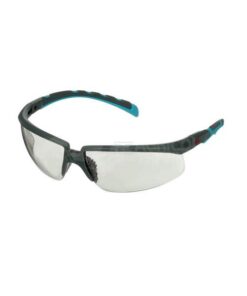 Gafas de seguridad Solus 2000, montura gris/azul-verde, anti-empañamiento (K&N), lente gris Interior/Exterior