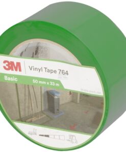 Cinta de vinilo 764, verde, 50 mm x 33 m