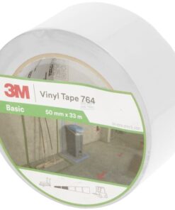 Cinta de vinilo 764, blanco, 50mm x 33m