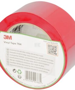 Cinta de vinilo 764, roja, 50 mm x 33 m