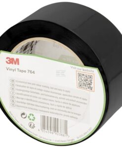 Cinta de vinilo 764, negro, 50mm x 33m