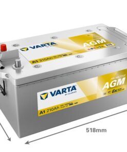 Batería, 12V 210Ah 1200A, A1 VARTA Promotive AGM
