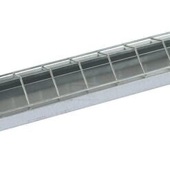 Comedero 10x50 cm galvanizado