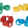 Gomas espirales, Ø16 mm 20 uds., verde