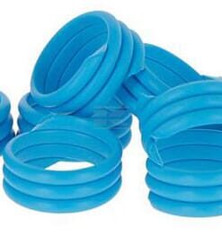 Gomas espirales, Ø16 mm 20 uds., azul