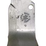 Cuchilla rotavator 180x138x80 mm 10 mm de grosor, válida para Howard