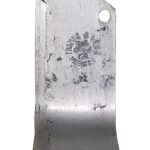 Cuchilla rotavator 170x140x75 mm, 6 mm de grosor, válida para Howard
