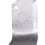Cuchilla rotavator 180x135x80 mm, 7 mm de grosor, válida para Howard