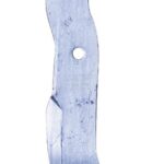 Cuchilla rotavator 290x105x40 mm, 8 mm de grosor, válida para Howard