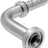 Racor pres. DN32+47,6 brida 90°