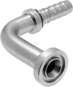Racor pres. DN32+47,6 brida 90°