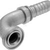 Racor pres. DN25+60,3 brida 90°