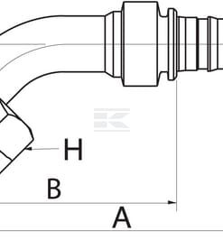 Racor pres. 45° DN13-M24x1,5