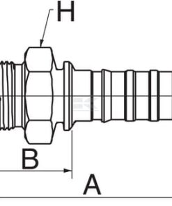 Racor pres. DN10-3/8 BSPP