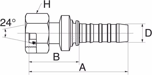 Racor pres. DN13-M24x1,5 2 Racor pres. DN13-M24x1,5