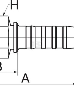 Racor pres. DN13-13/16 SAE 5 Racor pres. DN20-1