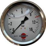 Manometer Ø100  0-16 bar 1/4".