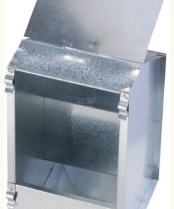 Comedero sencillo para conejos, galvanizado