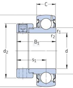 Inserto rodamiento 25 x 52 x 15 mm, SKF