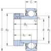 Rodamiento de bolas de ranura profunda 35 x 72 x 36,5 mm, gopart