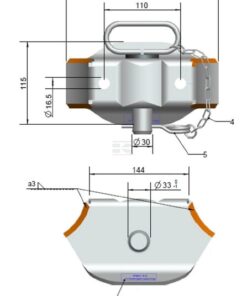 Enganche remolque FBR-40