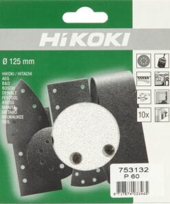 Discos de lijar Ø125 mm k60 10 unidades blanco